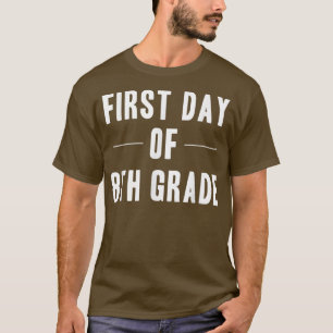 T-shirt Premier jour de 8e année, mignon retour à l'école