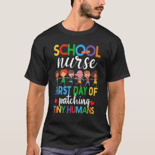 T-shirt Premier Jour De L'Attrapage De Minuscules Humains 