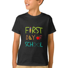 Premier jour de l'école Chemise mignonne Doodle co
