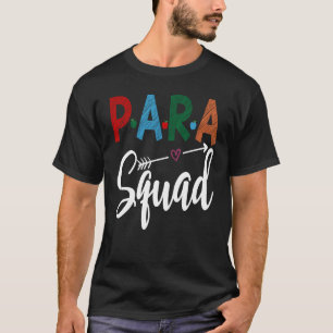 T-shirt Premier Jour De L'École Para Squad Retour À L'Écol