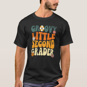 T-shirt Premier Jour De L'École Super Little Deuxième Nive