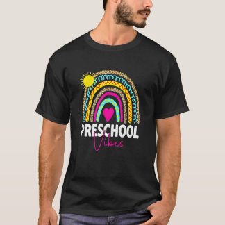 T-shirt Premier Jour De L'École Vibes D'École Préscolaire 