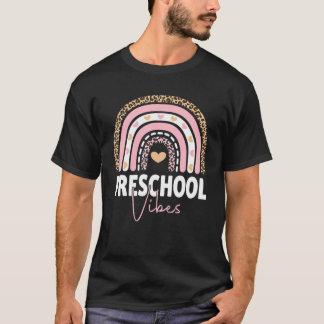 T-shirt Premier Jour De L'École Vibes D'École Préscolaire 