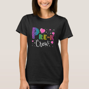 T-shirt Premier jour de l'enseignant de l'équipe prék Rain