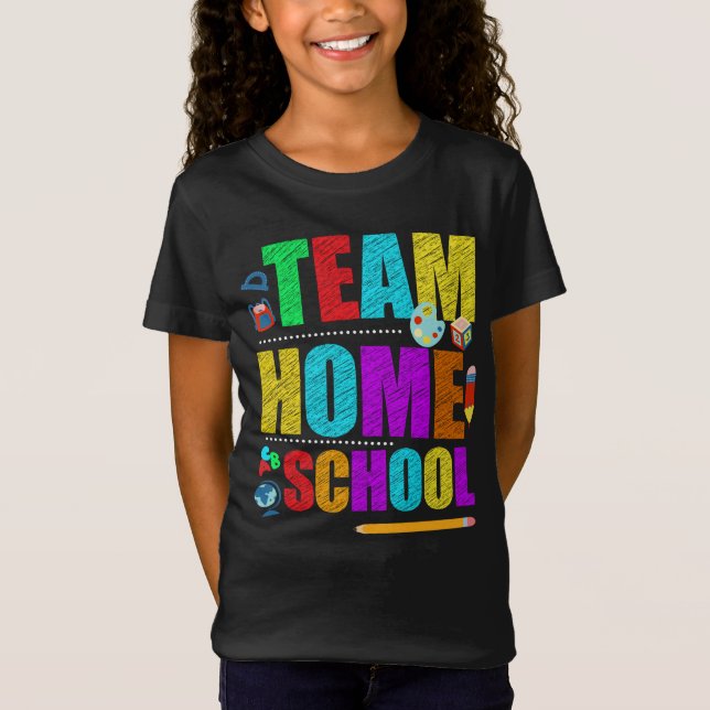 T-Shirt Premier Jour De L'Équipe École Accueil Enseignant (Devant)