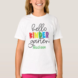T-shirt Premier jour de maternelle, Retour à l'école