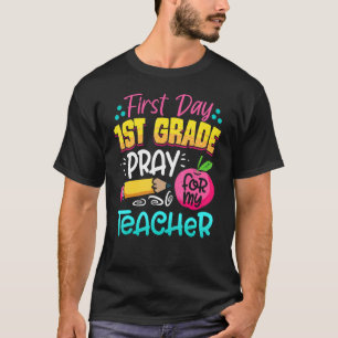 T-shirt Premier Jour De Prière De 1Ere Année Pour Mon Prof