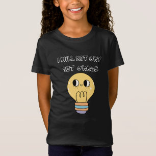 T-Shirt premier jour de rentrée, je ne pleurerai pas 1re a