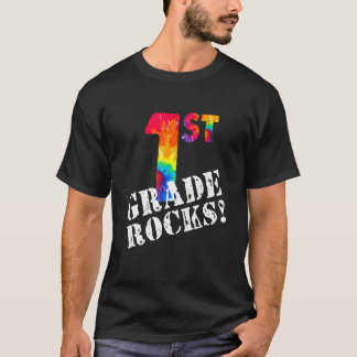 T-shirt Premier Jour De Rocks De 1Ème Année Tie Dye Étudia