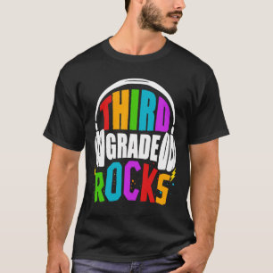 T-shirt Premier Jour De Rocks De 3E Année Retour À L'École