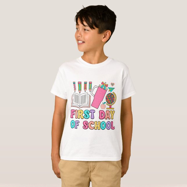 T-shirt Premier Jour d'École (Devant entier)