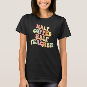T-shirt Premier Jour D'école Demi Café Demi Femmes Enseign