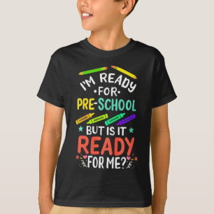 T-shirt Premier jour d'école maternelle pour les enfants