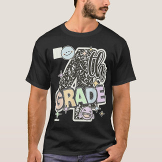 T-shirt Premier Jour Du Carnet De Composition De Quatrième