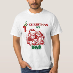 T-shirt premier noël comme papa