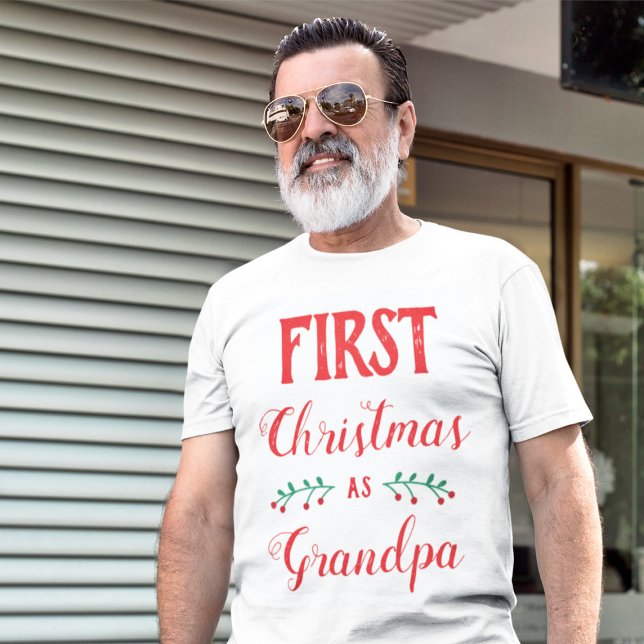 T-shirt Premier Noël en famille grand-père appariement (Créateur téléchargé)