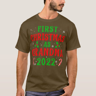 T-shirt Premier Noël en grand-mère Noël Grand-mère Nouveau