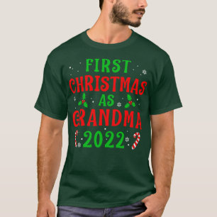 T-shirt Premier Noël en grand-mère Noël Grand-mère Nouveau