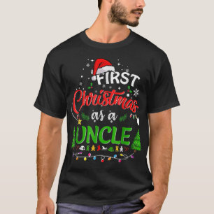 T-shirt Premier Noël en oncle Nouveau Oncle 1er Noël