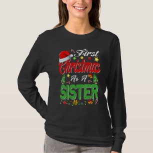 T-shirt Premier Noël en tant que chapeau de Santa Soeur Py