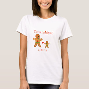 T-shirt Premier Noël en tant que maman - Pains d'épices Ho