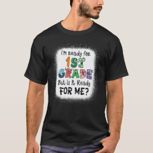T-shirt Premier professeur de 1re année Enfants Rentrée sc