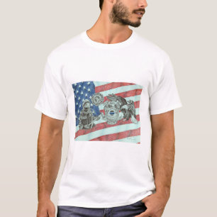 T-shirt Premier répondeur patriotique