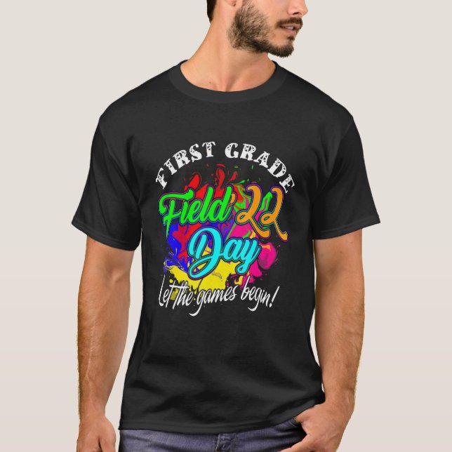 T-shirt Première Année Field Day 2022 Laisser Les Jeux Com (Devant)