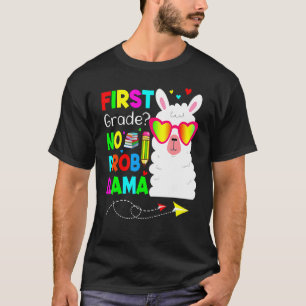 T-shirt Première année No Prob Llama Étudiant enseignant R