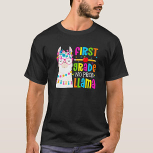 T-shirt Première Année No Prob Llama Étudiant Premier Jour