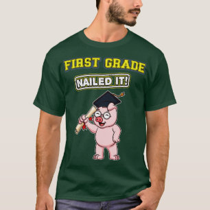 T-shirt Première Année Nuit Il Primaire Élémentaire École 