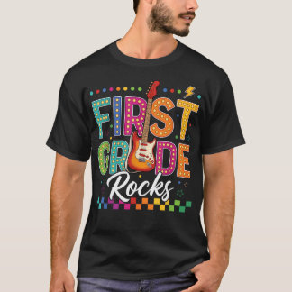 T-shirt Première Année Rocks Professeur de Guitare Élève R