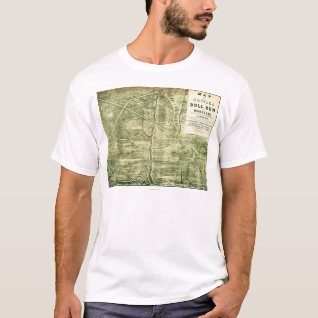 T-shirt Première bataille de course de Taureau - guerre (Devant)