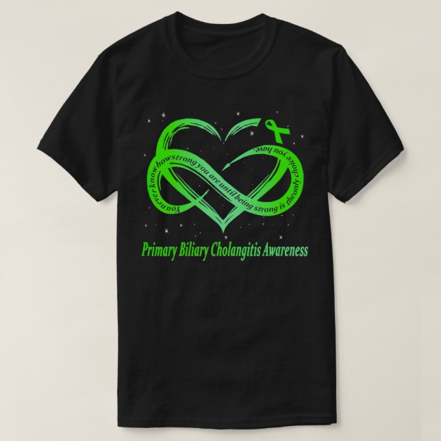 T-shirt Première Biliaire Cholangitis Guerrier Je suis une (Design devant)