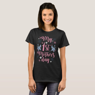 T-shirt Première chemise unique de cadeau du jour de mère