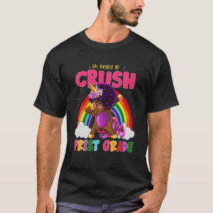 T-shirt Première Classe Dabbing Unicorn Black Melanin Girl