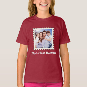 T-shirt Première Classe maman Meilleure maman personnalisé