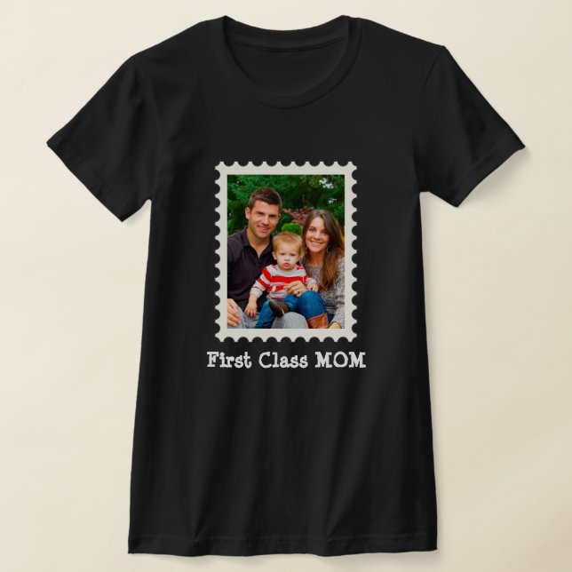 T-shirt PREMIÈRE CLASSE MOM Meilleure maman Meilleure mama (Poser)