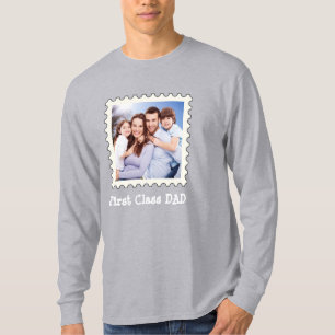 T-shirt PREMIÈRE CLASSE PAPA Meilleur papa Jamais photo ca