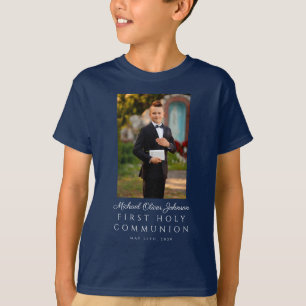 T-shirt Première communion personnalisée pour garçon