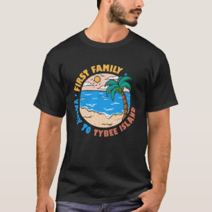 T-shirt Première Famille Vacay À Tybee Island Georgia Souv