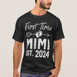 T-shirt Première Fête Des Mères De Mimi 2024 Bientôt Grand