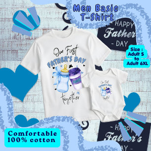 T-shirt Première fête des pères ensemble tenue assortie / 