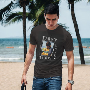 T-shirt Première Fête des pères nouvelle photo papa person