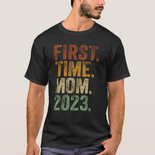 T-shirt Première Fois Maman 2023 Chemise Femme Enceinte Mè
