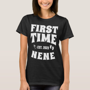 T-shirt Première fois Nene Est 2023 Naissance Bébé Grosses