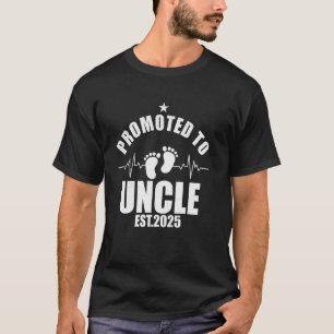 T-shirt Première fois Oncle 2025 Promu Oncle 2025