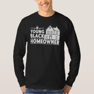 T-shirt Première fois propriétaire fierté noire annonce de