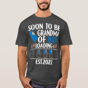 T-shirt Première Grand-Mère Du Garçon Bientôt Être Grand-M