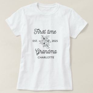T-shirt première grand-mère grand-mère Fête des mères Cade